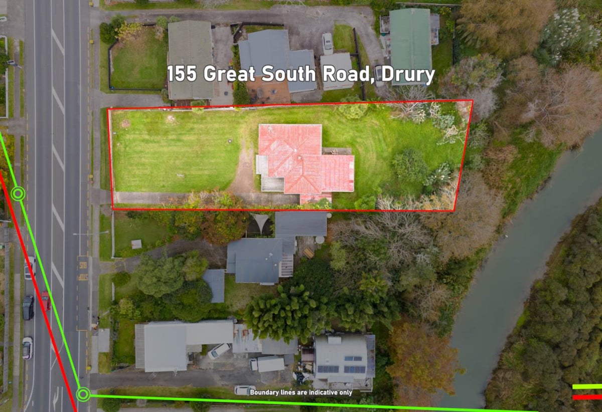 1712m2 section, Brick and tile 3 beds 1 bath house with carport, 155 Great South Road, Drury, Auckland