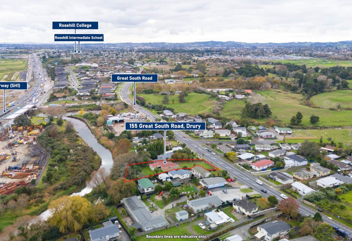 1712m2 section, Brick and tile 3 beds 1 bath house with carport, 155 Great South Road, Drury, Auckland