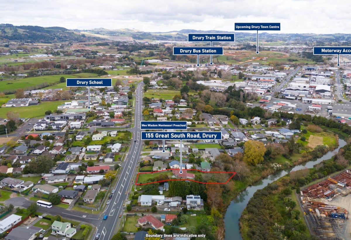 1712m2 section, Brick and tile 3 beds 1 bath house with carport, 155 Great South Road, Drury, Auckland