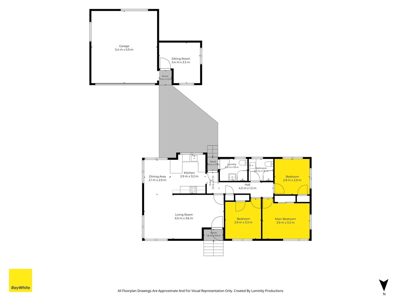 607m2 section, Renovated 3 beds 1 bath house, a large double garage includes an extension with a utility room, 5 Bedlington Avenue Manurewa, Auckland