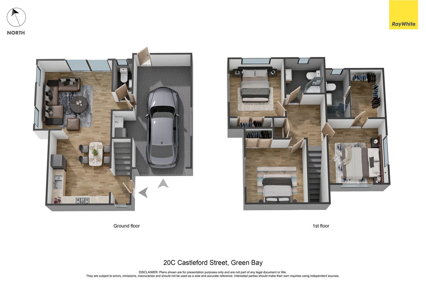 Brandnew standalone 3 beds 2.5 baths home with garage, 20C Castleford Street Green Bay, Auckland