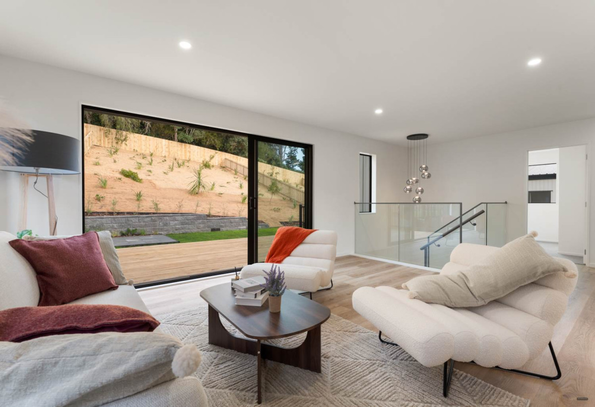 Built by Mars Living Construction and backed by a 10-Year Master Build Guarantee, 227m2 Brandnew 5 beds 3 baths house with double garage on 451m2 section, central air-conditioning, 242B West Hoe Heights, Orewa, Auckland