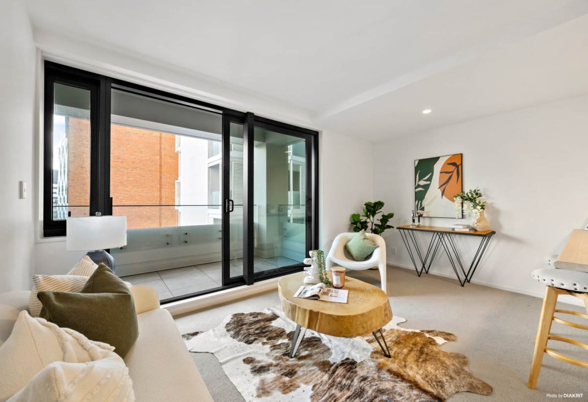 Auckland Girls’ Grammar School zone, 45m2 Freehold 1 bed 1 bath apartment with car park, 5D/14 Waterloo Quadrant, City Centre, Auckland