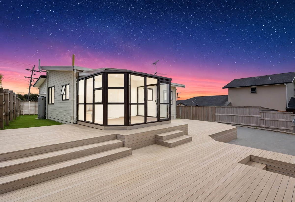 Sea Views, 809m2 section, Affordable 3 beds 2 baths house with standalone double garage, 517 Whangaparoa Road, Stanmore Bay, Auckland