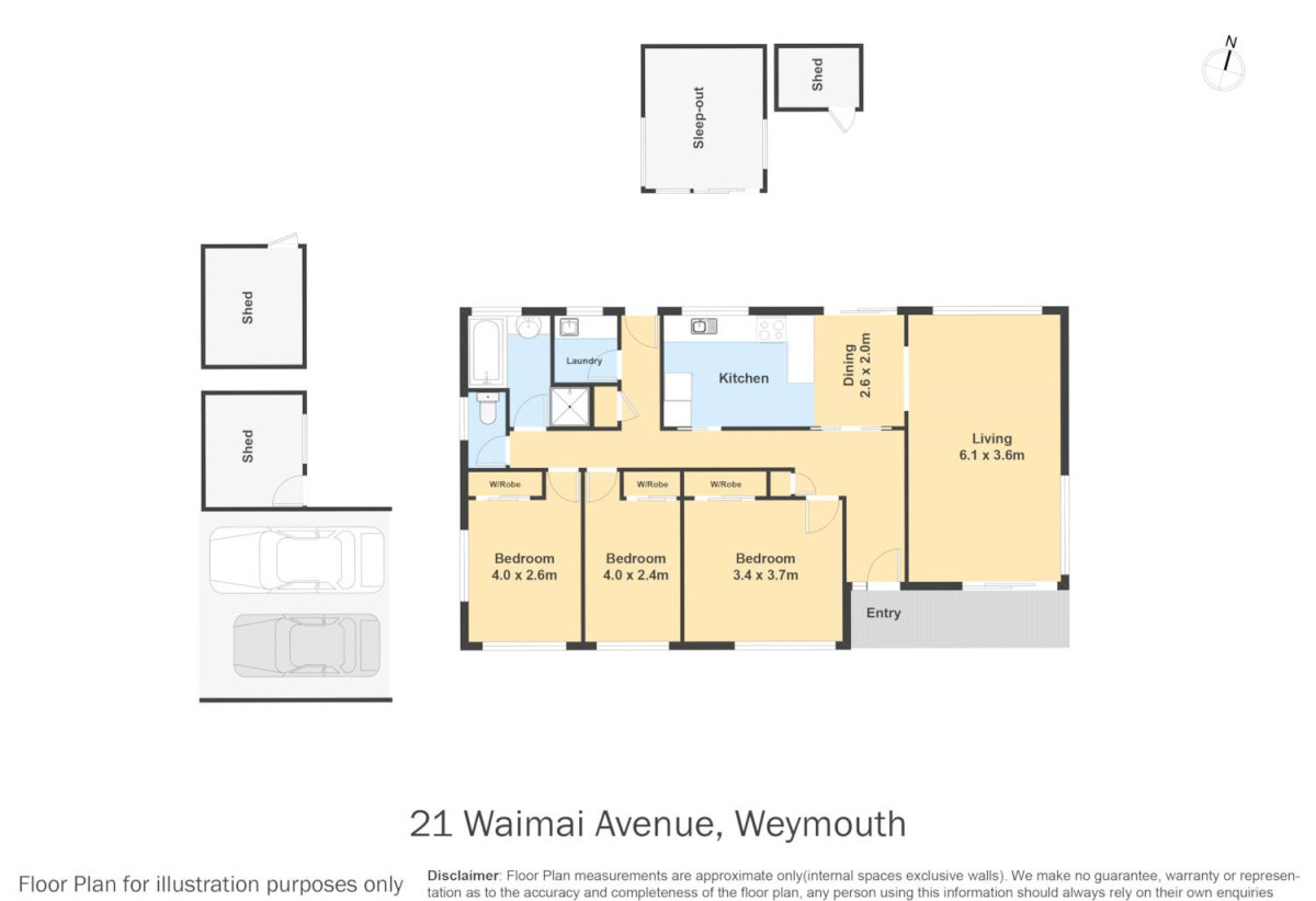 635m2 section, Motivated Vendors, Renovated Brick and tile 3 beds 1 bath house with double carport, 21 Waimai Avenue, Weymouth, Auckland