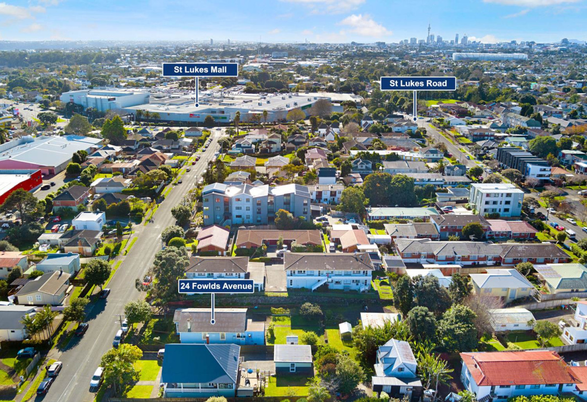 1247m2 section, 0.7 km to Mt Albert Grammar School, 4 beds 1 bath house with carports, 24 Fowlds Avenue, Sandringham, Auckland