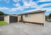 Half share of 1,219m² , 3 beds 1 bath house with Single garage, own separate driveway, extra car park, 2/94 Carruth Road, Papatoetoe, Auckland
