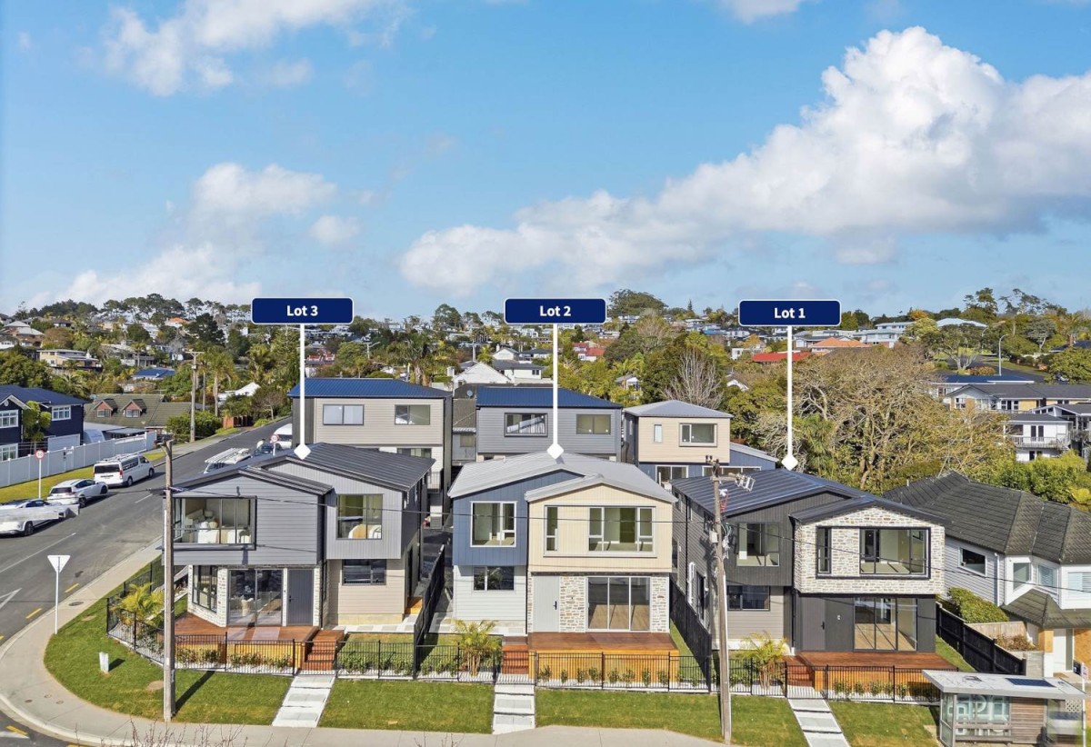 10-Year Master Build Guarantee, Rangitoto College zone, 160m2 Brandnew standalone 4 beds 2.5 baths house with garage, Lot3/1 Matipo Road, Mairangi Bay, Auckland
