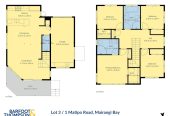 10-Year Master Build Guarantee, Rangitoto College zone, 160m2 Brandnew standalone 4 beds 2.5 baths house with garage, Lot3/1 Matipo Road, Mairangi Bay, Auckland