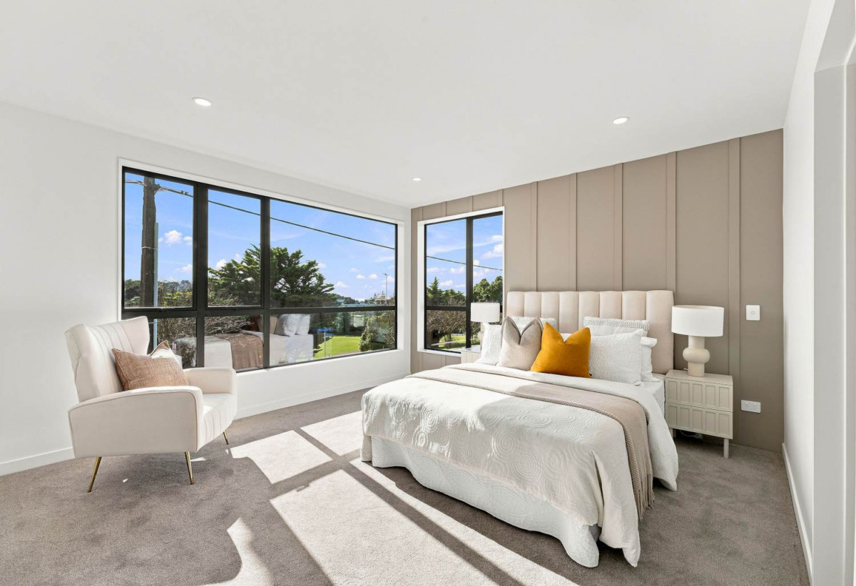 10-Year Master Build Guarantee, Rangitoto College zone, 160m2 Brandnew standalone 4 beds 2.5 baths house with garage, Lot3/1 Matipo Road, Mairangi Bay, Auckland