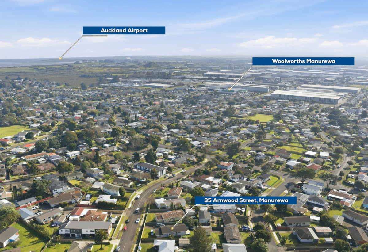 607m2 section, 3 beds 1 bath house with car parks, 35 Arnwood Street, Manurewa, Auckland