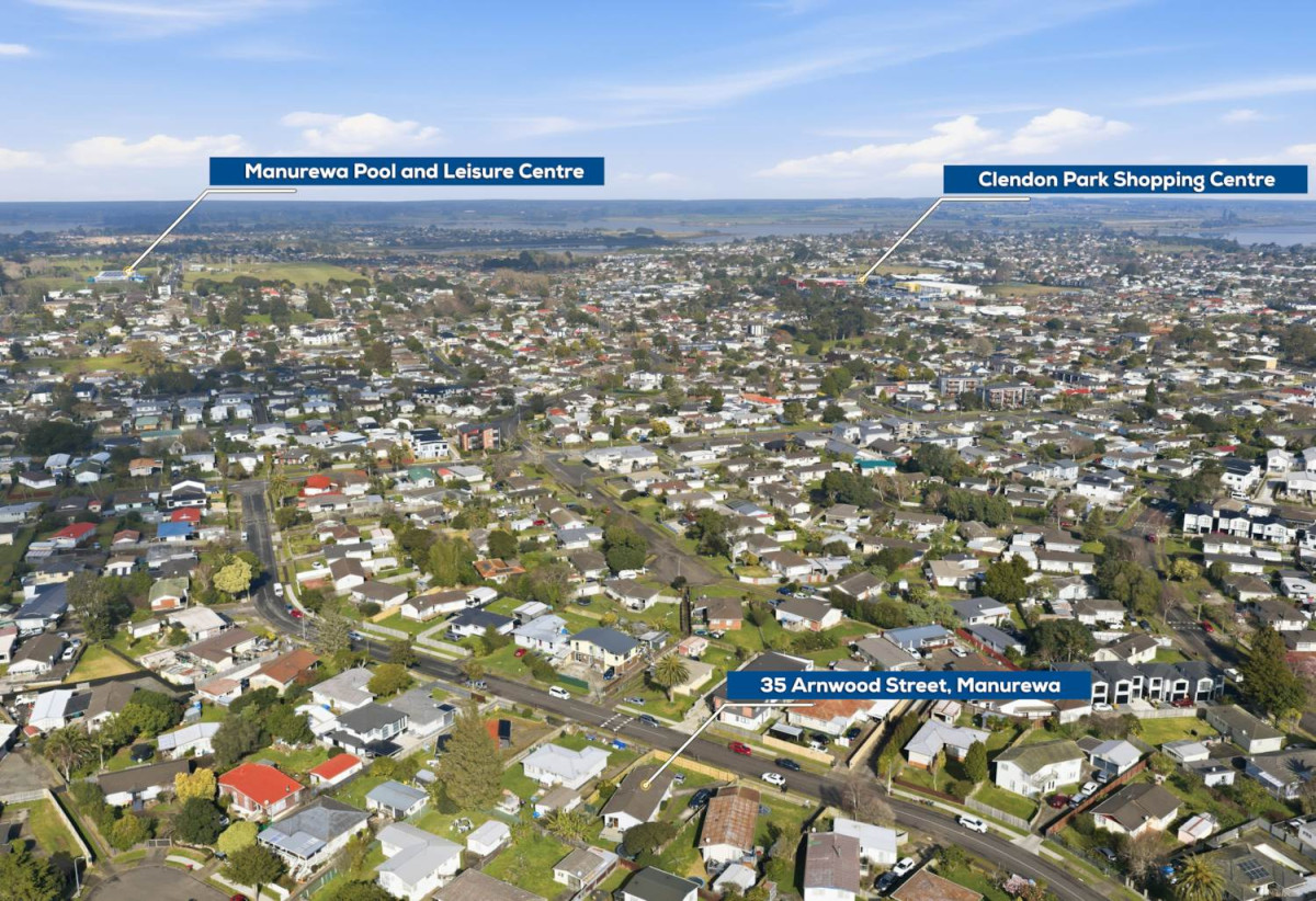 607m2 section, 3 beds 1 bath house with car parks, 35 Arnwood Street, Manurewa, Auckland