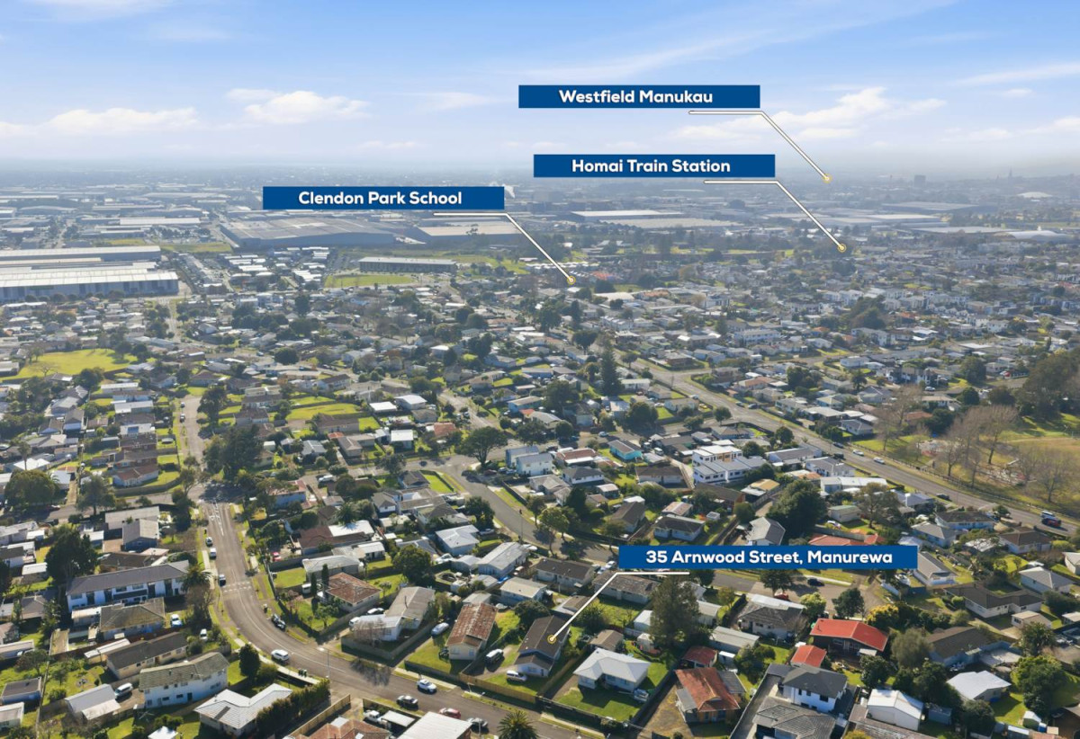 607m2 section, 3 beds 1 bath house with car parks, 35 Arnwood Street, Manurewa, Auckland