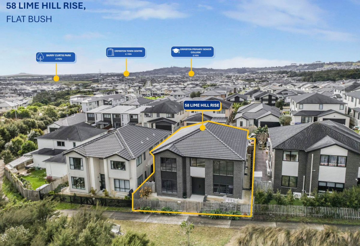 2 kitchens, 6 beds (4 ensuites) 5.5 baths house with double garage and 2 beds granny, 58 Lime Hill Rise, Flat Bush, Auckland