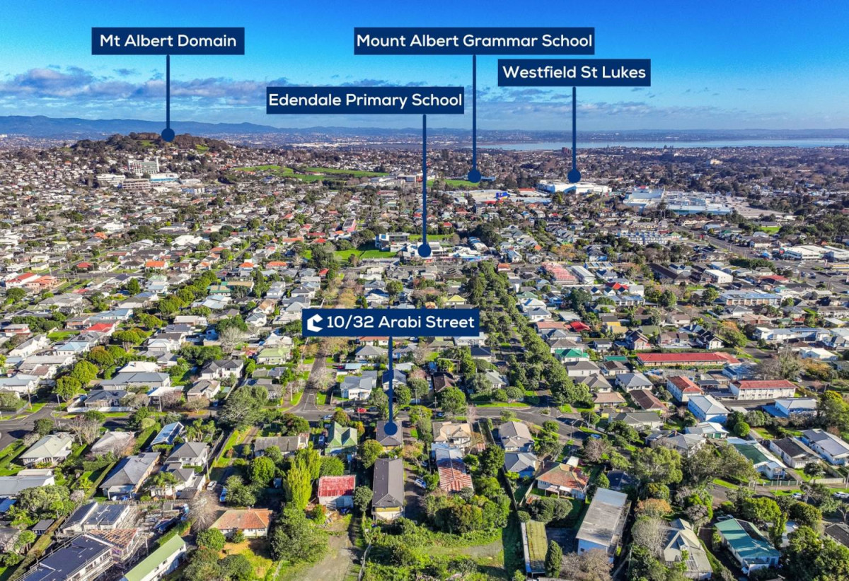 Motivated Vendors – Must Sell!, Double Grammar school zone (AGGS & MAGS), 2 beds 1 bath unit with car park, Solid concrete block and brick construction, 10/32 Arabi Street, Sandringham, Auckland