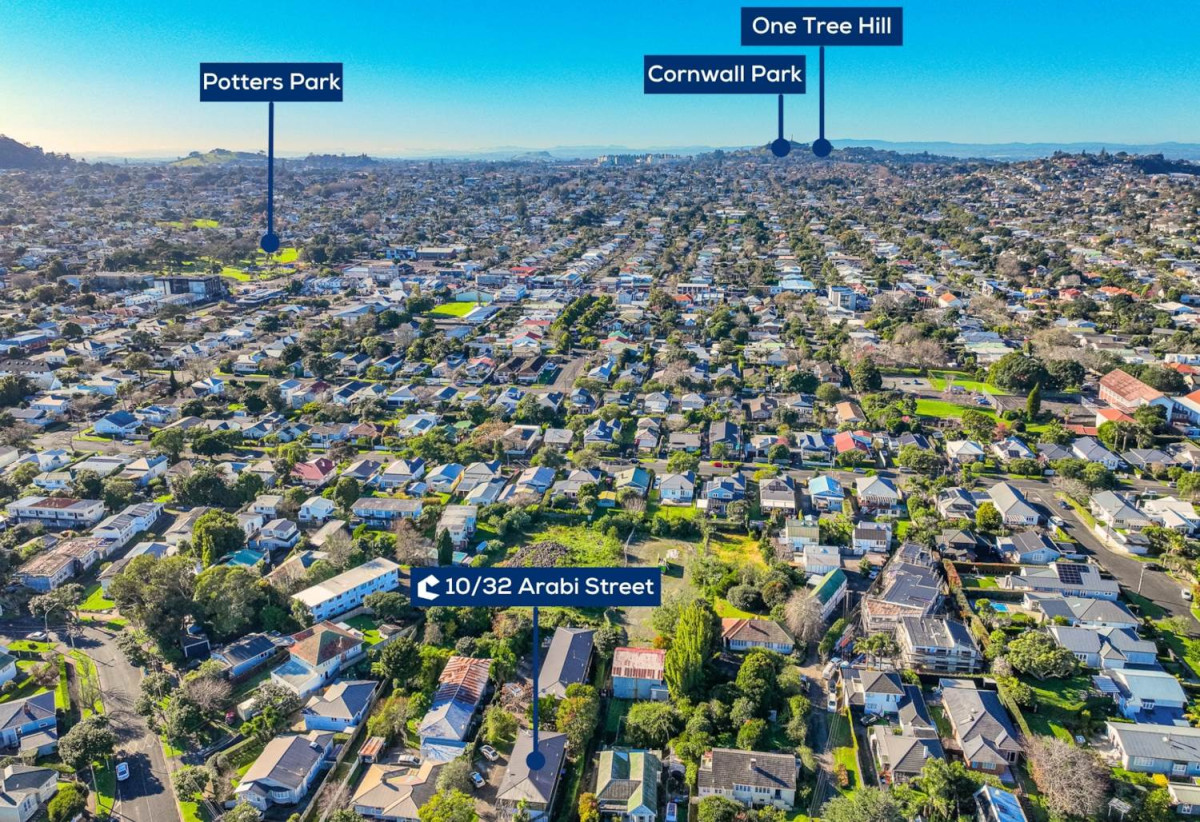 Motivated Vendors – Must Sell!, Double Grammar school zone (AGGS & MAGS), 2 beds 1 bath unit with car park, Solid concrete block and brick construction, 10/32 Arabi Street, Sandringham, Auckland