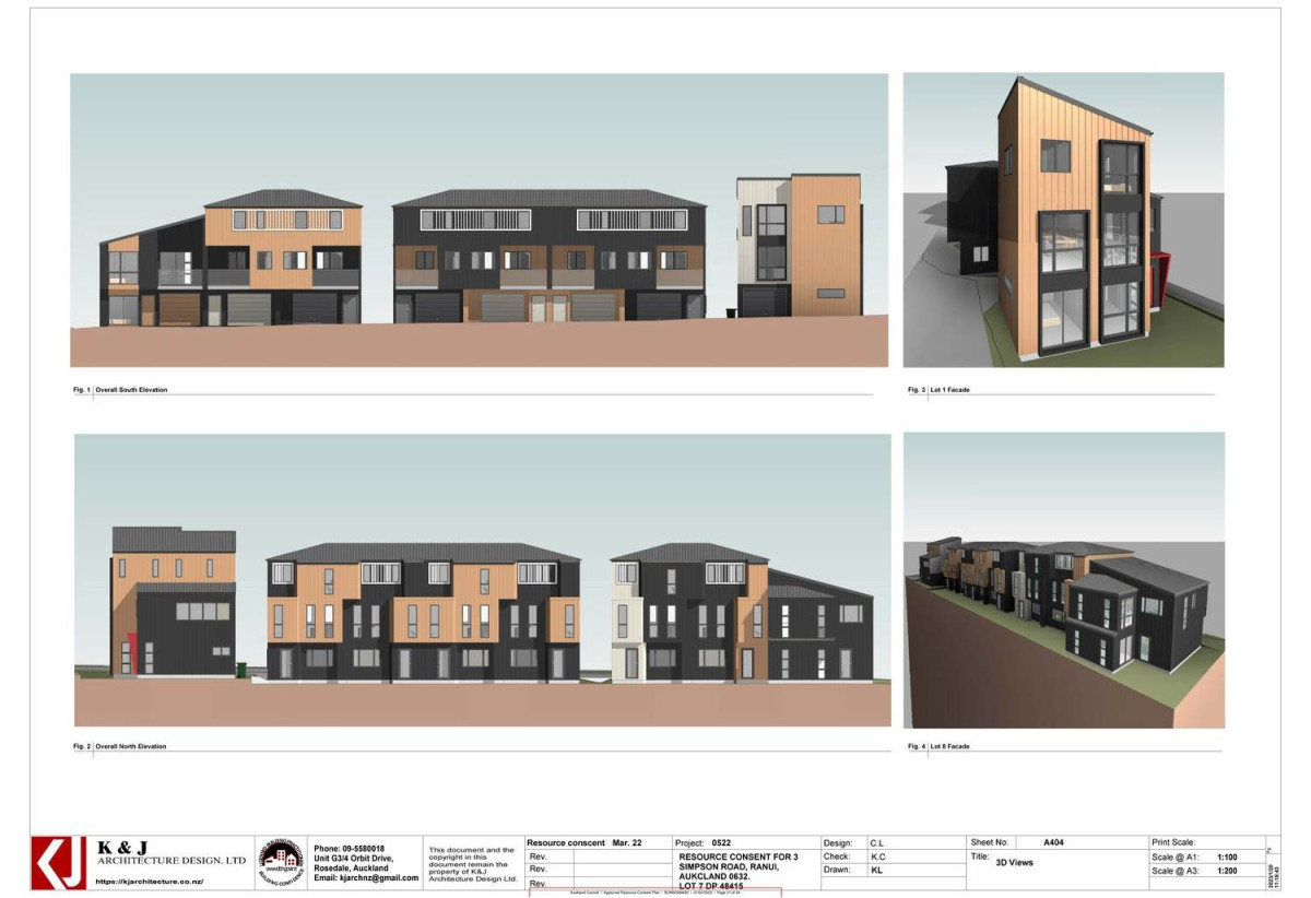 Ready to Build, 868m2 section, RC, BC and EPA Approved for 8 x three bedroomed homes of varying sizes, all with internal garages, the 3 beds house on the section is currently rented on a periodic tenancy, 3 Simpson Road, Ranui, Auckland