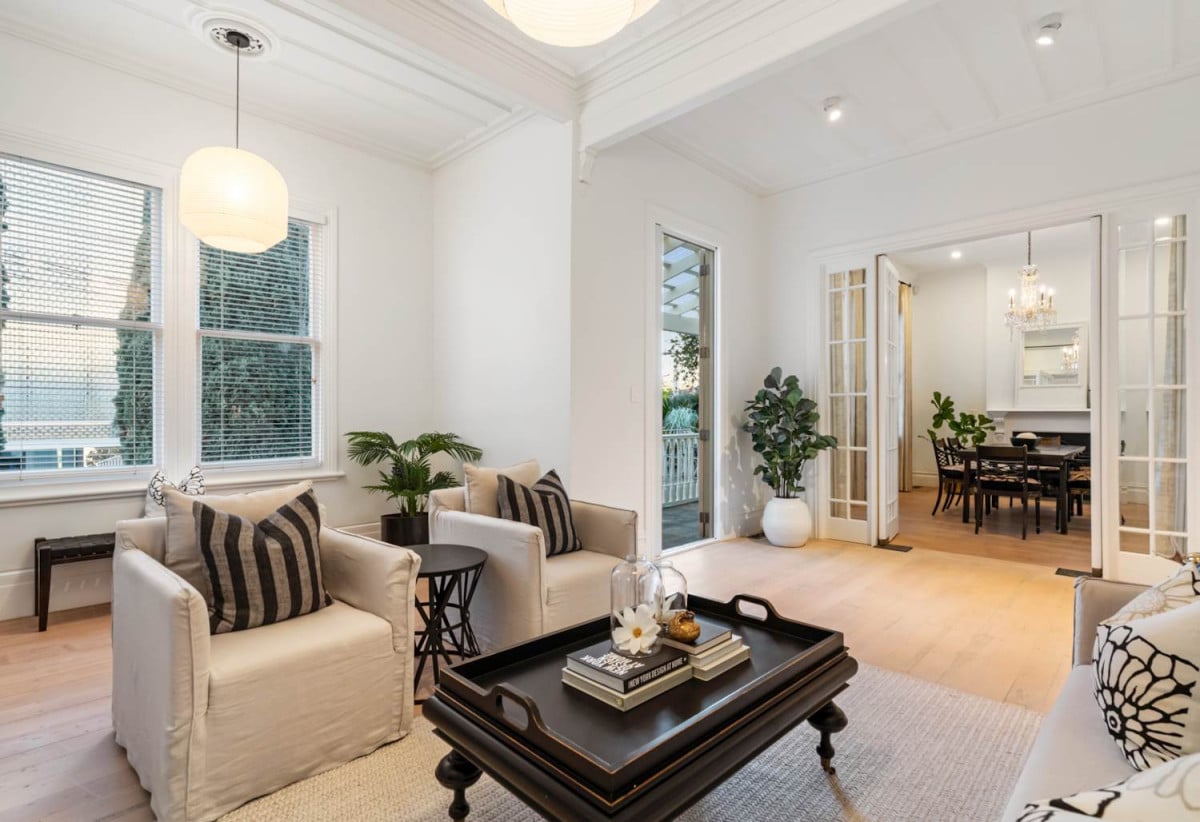 574m2 section, Double Grammar school zone (AGS & EGGS), Owners relocating overseas, Beautifully restored 3 beds + office room 2 baths house with double garage, 25 Earle Street, Parnell, Auckland