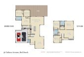 501m2 section, 2 kitchens, 5 beds 3.5 baths house with double garage and 2 beds granny, 56 Taikura Avenue, Red Beach, Auckland