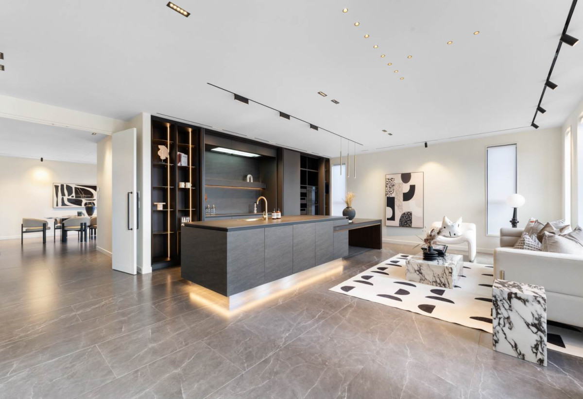 Rangitoto College zone, 502m2 section, 502m2 Floor area, 2 kitchens, 5 beds + 2 office room 4.5 baths house with double garage, Located on the basement level, the private gym is complete with a large mirrored feature wall , 18 Hooten Place, Oteha, Auckland
