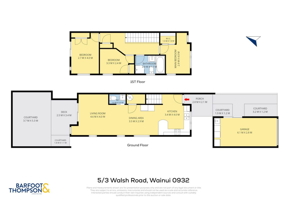 Modern, Low Maintenance Living in Milldale, Freehold 3 beds 1.5 baths townhouse with garage, 5/3 Walsh Road, Wainui, Auckland
