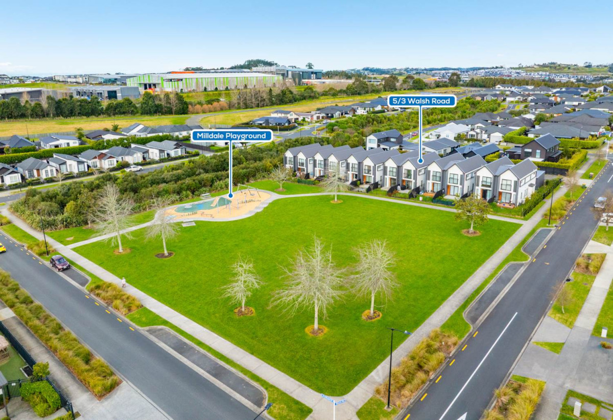Modern, Low Maintenance Living in Milldale, Freehold 3 beds 1.5 baths townhouse with garage, 5/3 Walsh Road, Wainui, Auckland
