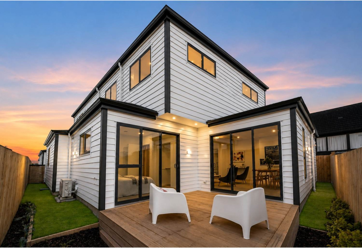 Brandnew standalone 4 beds 3 baths home with double garage, 0.4 km to Lynfield College, 95C Boundary Road, Blockhouse Bay, Auckland
