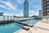 With views of Rangi & The City Skyline, 48m2 1 bed 1 bath apartment, zoned for Westlake Girls’ High School and Takapuna Grammar School, 914/9-17 Byron Avenue, Takapuna, Auckland