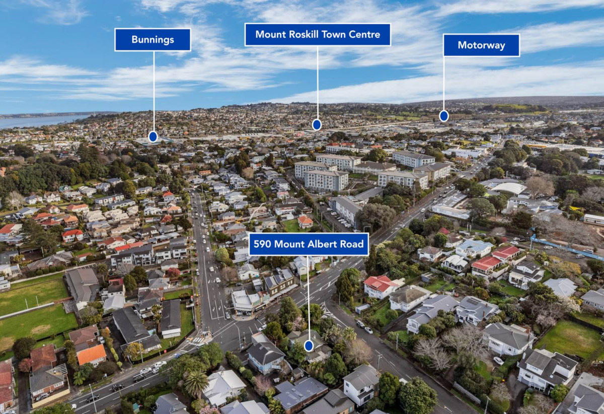 936m2 section, 4 beds 1 bath house with garage, 590 Mount Albert, Royal Oak, Auckland