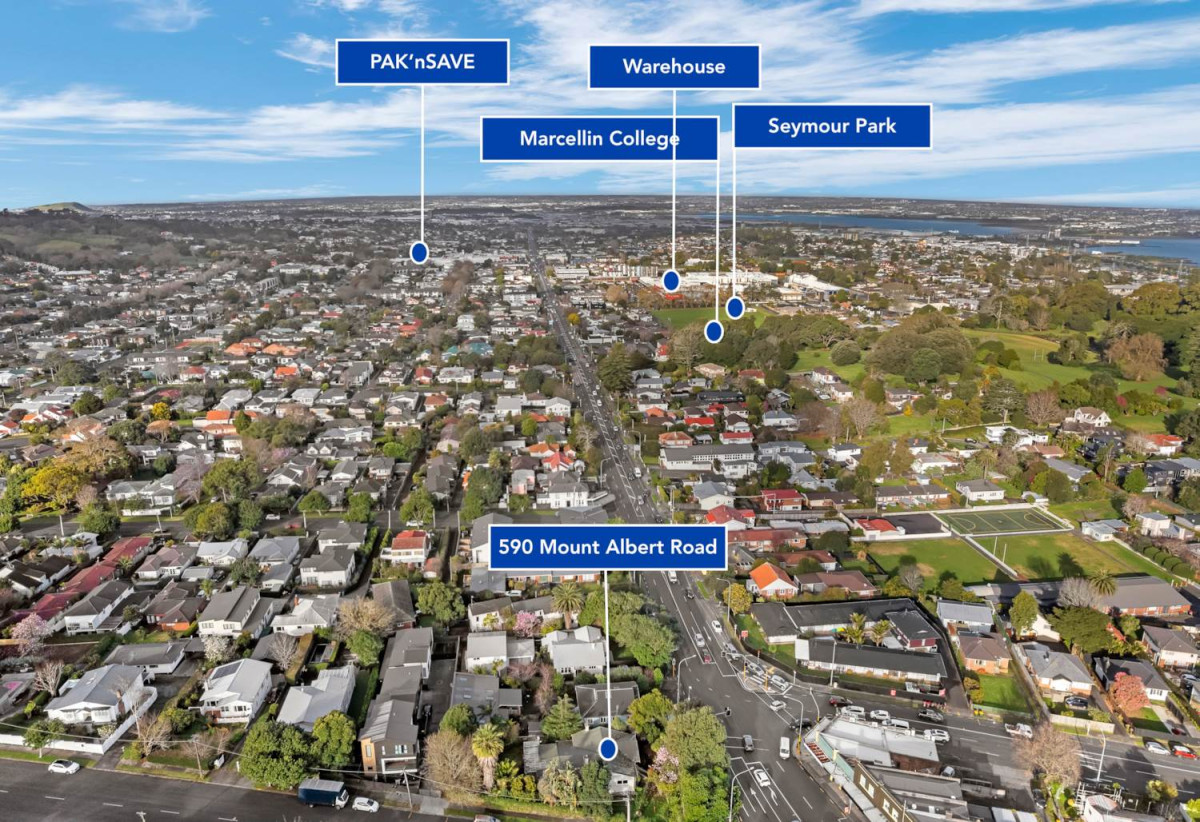936m2 section, 4 beds 1 bath house with garage, 590 Mount Albert, Royal Oak, Auckland