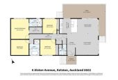 428m2 section, 4 beds 2.5 baths house with car parks, walks to schools, 6A Alston Avenue, Kelston, Auckland