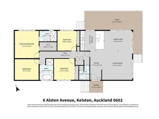 428m2 section, 4 beds 2.5 baths house with car parks, walks to schools, 6A Alston Avenue, Kelston, Auckland