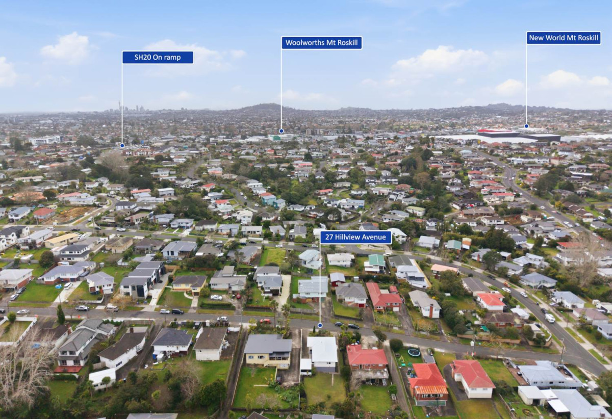 635m2 section, Offered to the market for the first time in 60 years, 4 beds 1 bath house with carport, 27 Hillview Avenue, New Windsor, Auckland