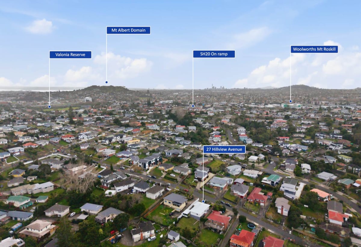 635m2 section, Offered to the market for the first time in 60 years, 4 beds 1 bath house with carport, 27 Hillview Avenue, New Windsor, Auckland