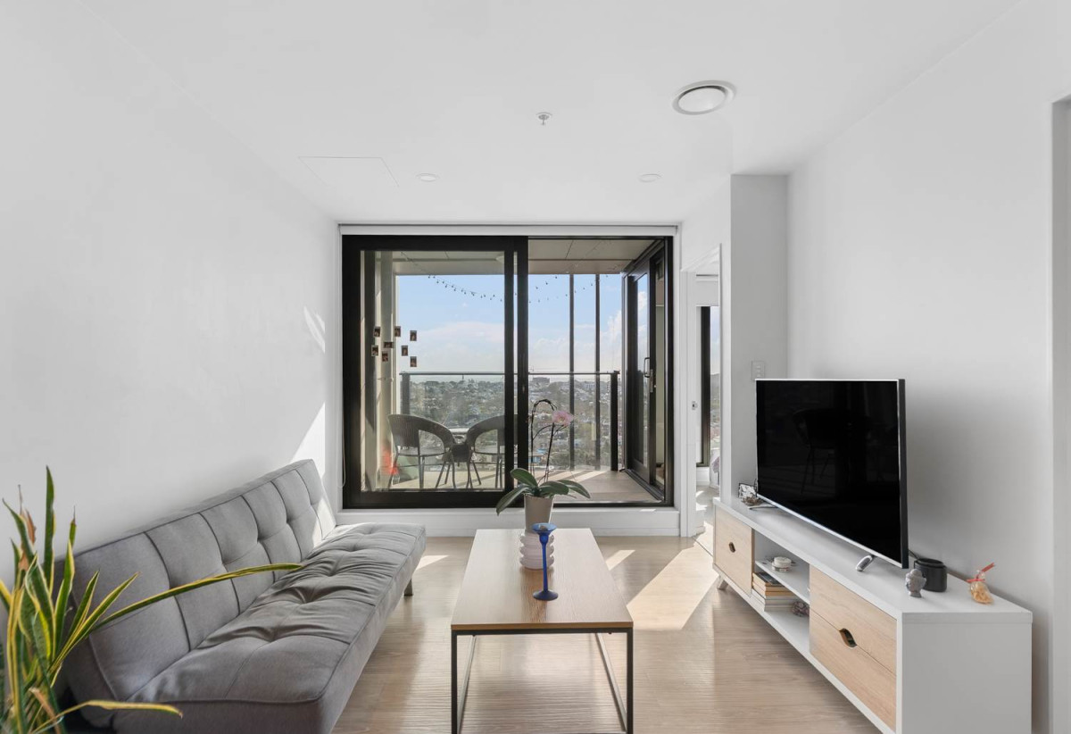 Auckland Girls’ Grammar School zone, 50m2 2 beds 1 bath apartment, 1207/15 Union Street, City Centre, Auckland