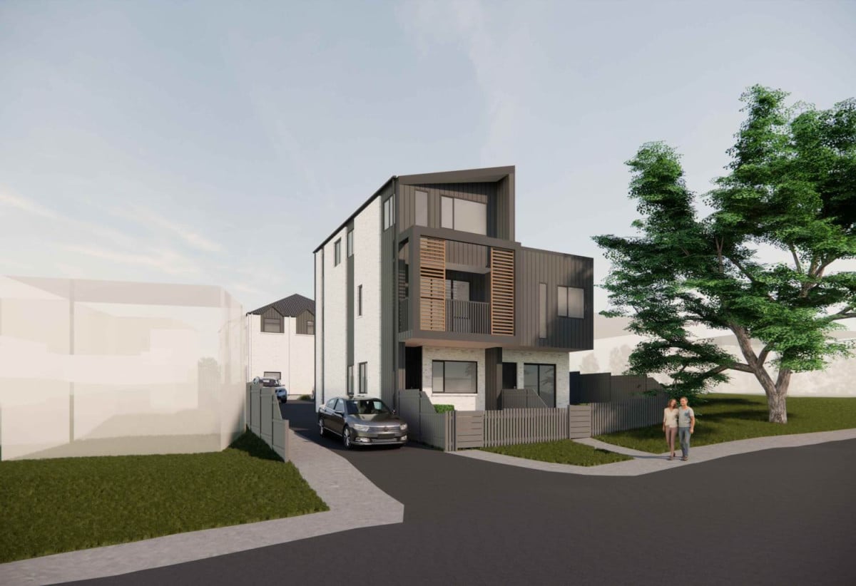 812m2 section, Six-Unit Development Site with Solid Rental Income, RC application in April 2025, The S92 response is expected soon. 3 beds 1 bath house is currently tenanted, and a substantial rear workshop with two separate rooms and three-phase, 34 Coniston Avenue, Te Atatu South, Auckland