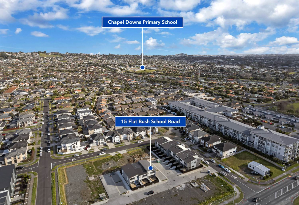Directly opposite Barry Curtis Park, Brandnew 2 beds + study room 1.5 baths home with garage, walks to Ormiston schools, Lot 19-29/15 Flat Bush School Road, Flat Bush, Auckland