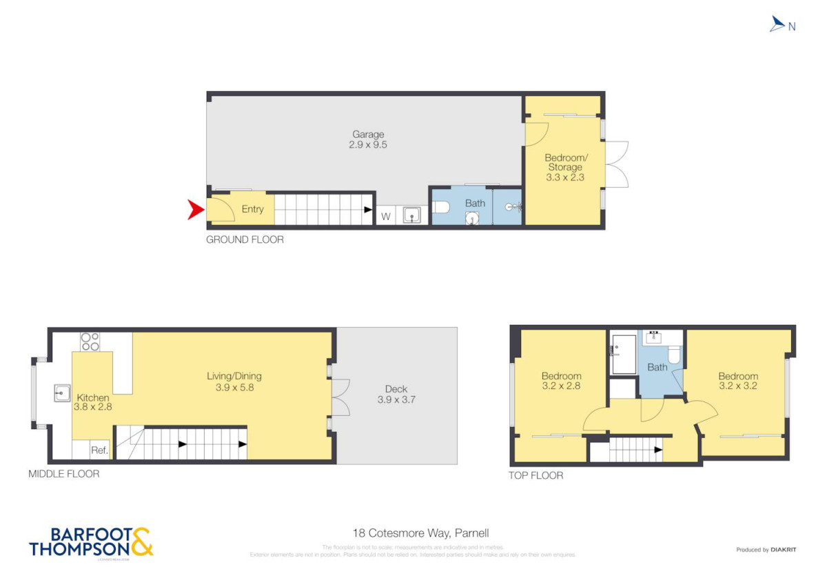 Double Grammar school zone (AGGS & EGGS), 3 beds 2 baths home with a tandem garage for 2 cars, Leasehold property with a ground lease until 2146, 18 Cotesmore Way, Parnell, Auckland