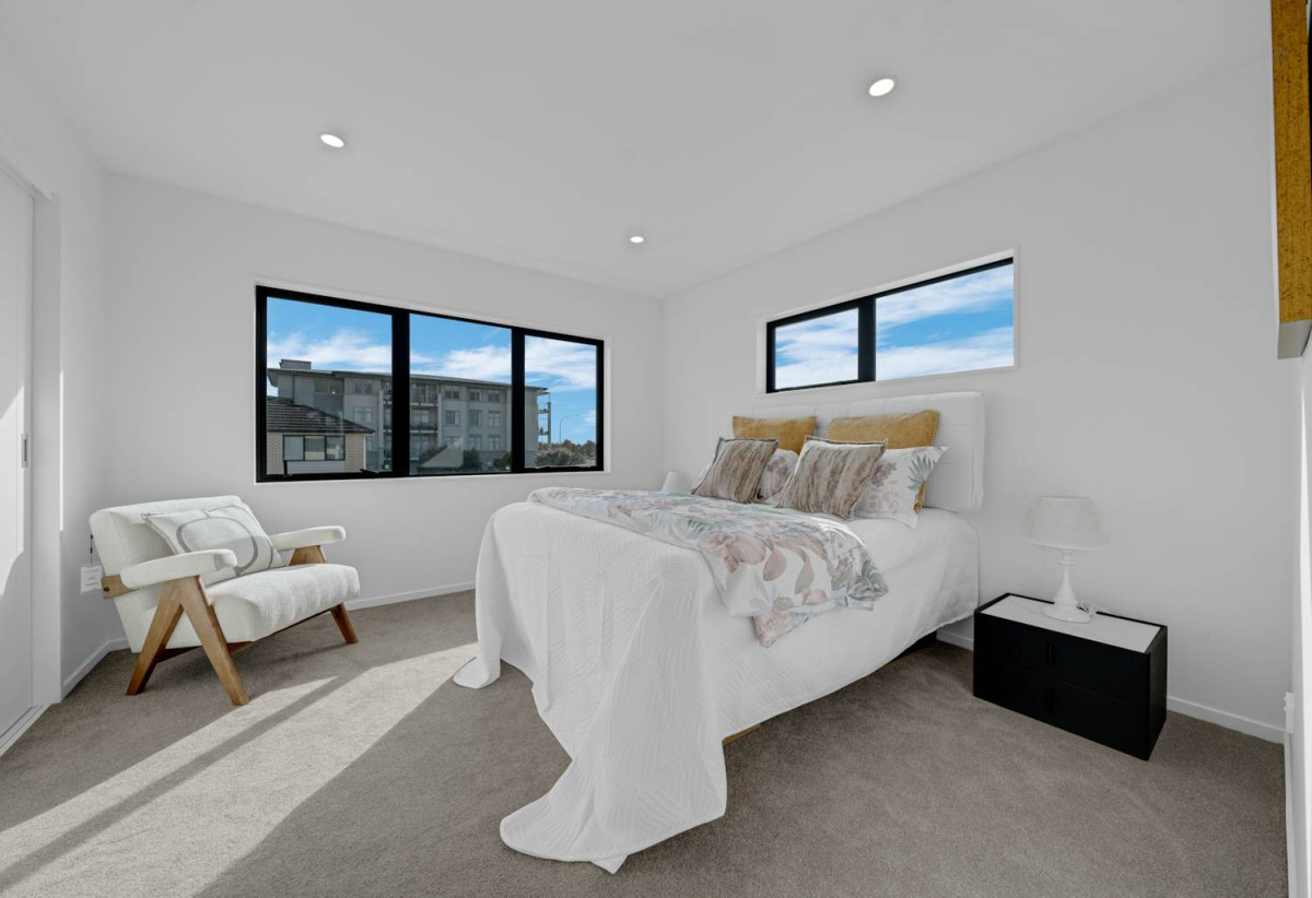 Directly opposite Barry Curtis Park, Brandnew 2 beds + study room 1.5 baths home with garage, walks to Ormiston schools, Lot 19-29/15 Flat Bush School Road, Flat Bush, Auckland