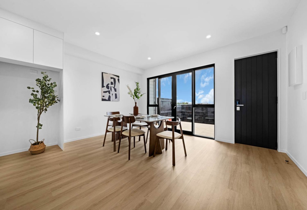 Directly opposite Barry Curtis Park, Brandnew 2 beds + study room 1.5 baths home with garage, walks to Ormiston schools, Lot 19-29/15 Flat Bush School Road, Flat Bush, Auckland