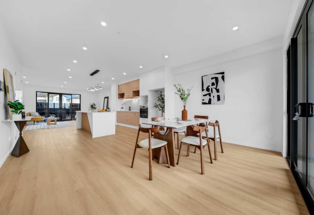 Directly opposite Barry Curtis Park, Brandnew 2 beds + study room 1.5 baths home with garage, walks to Ormiston schools, Lot 19-29/15 Flat Bush School Road, Flat Bush, Auckland