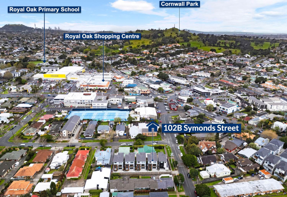 Standalone 5 beds (3 ensuites) 4 baths home with garage, 1 ensuite ground floor, 102B Symonds Street, Royal Oak, Auckland