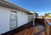 For rent, 3 beds 1 bath home with garage, available 15th August, 2/4 Glenshee Place, Highland Park, Auckland