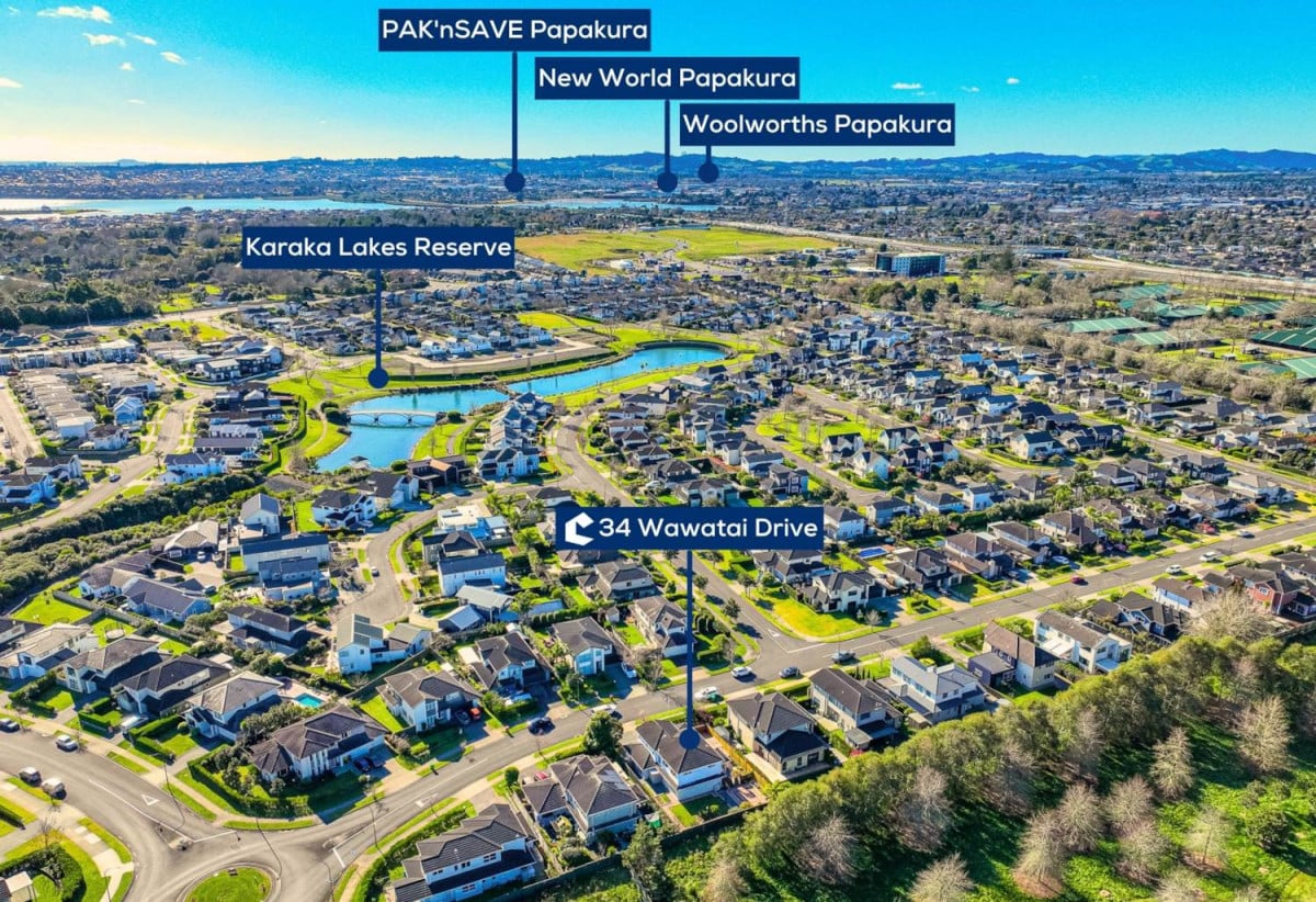 5 beds 3 baths house with double garage, 34 Wawatai Drive, Karaka, Auckland