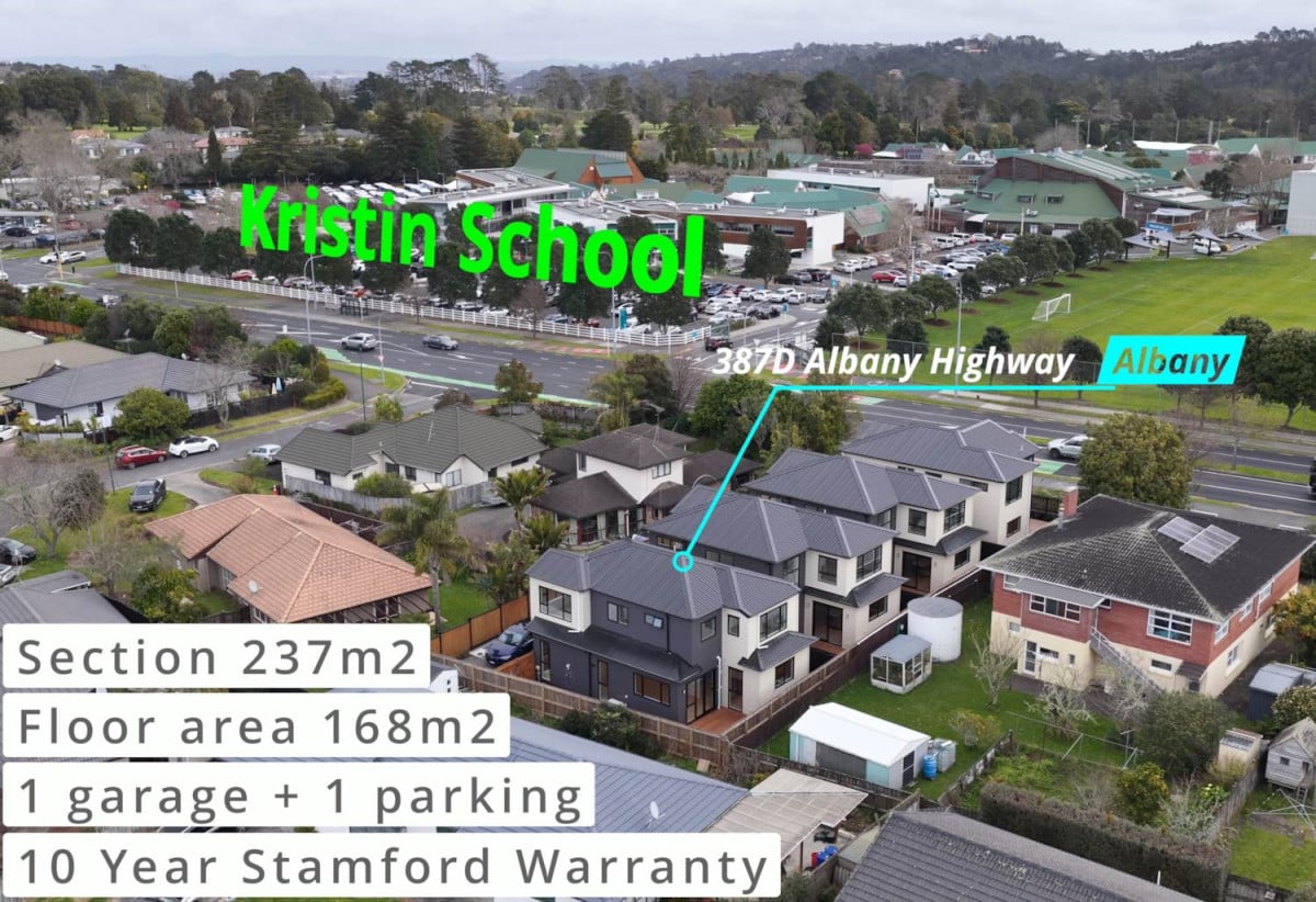 Brandnew standalone 4 beds 2.5 baths home with garage, 387D Albany Highway, Albany, Auckland