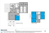 Westlake school zone, Brick and tile 4 beds + study room 2 baths house with double garage, 2/121 Forrest Hill Road, Forrest Hill, Auckland