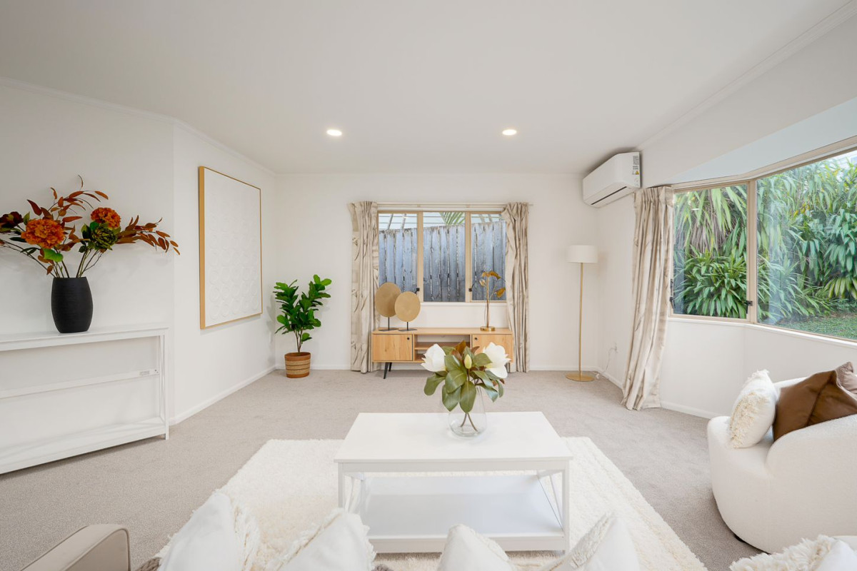 344m2 section, 130m2 Renovated Brick and tile 2 beds + study room (1.9 x 2.6M) 1 bath house with double garage, 17A Tirimoana Road, Te Atatu South, Auckland