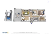 641m2 section, 3 beds 1 bath house with garage, 65 Rosamund Avenue, New Windsor, Auckland