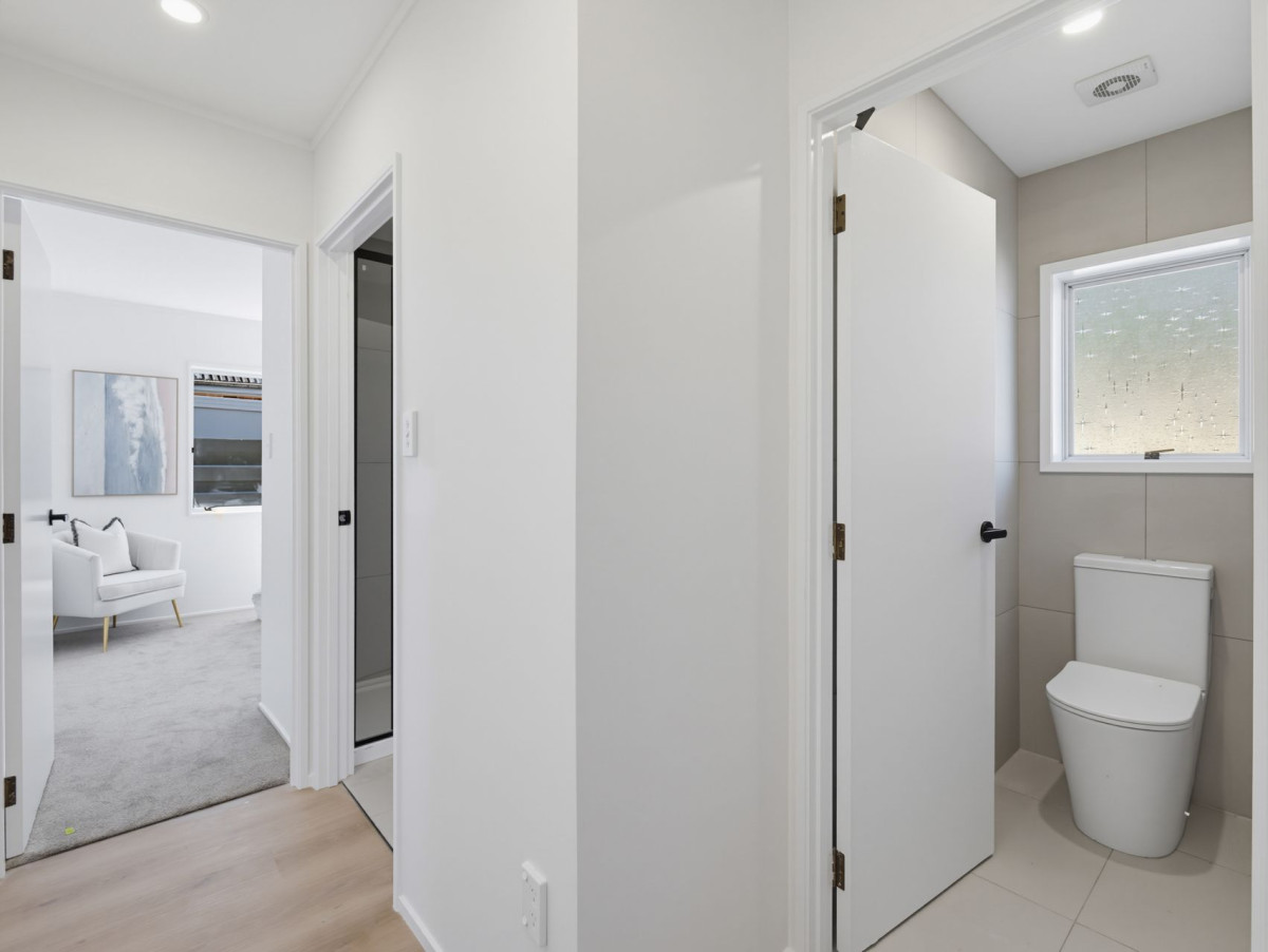 Half share of 804m² section, Renovated Brick and tile 3 beds 1 bath house with garage, 2/9 Wood Street, Papakura, Auckland