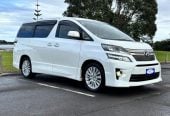 2013 Toyota Vellfire 24Z 7 Seater, 5 Door, Van, Automatic, 2400cc, Petrol, 116,465km